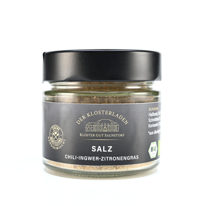 Chili-Ingwer-Zitronengras Salz (120 g) - Bio - nach hauseigener Rezeptur!