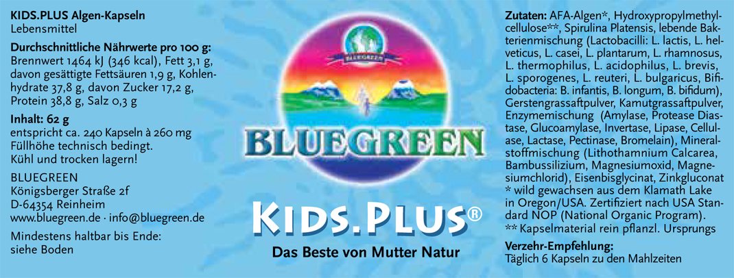 Kopie von Kids Plus - Kapseln (240 / 700 Stk.)